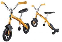 Беговел Micro G-bike Chopper Deluxe желтый