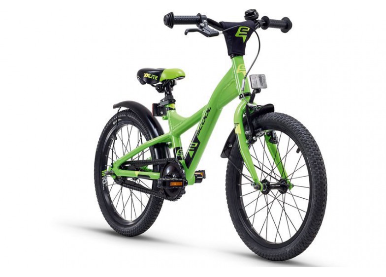 Купить Детский велосипед Scool XXlite alloy 18 Зеленый (2018)