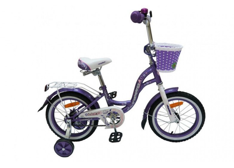 Купить Детский велосипед Nameless Lady 14 фиол. (2022)