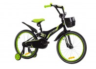 Купить Детский велосипед Nameless Cross 16 черн./зел. (2022)