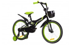Детский велосипед Nameless Cross 16 черн./зел. (2022)
