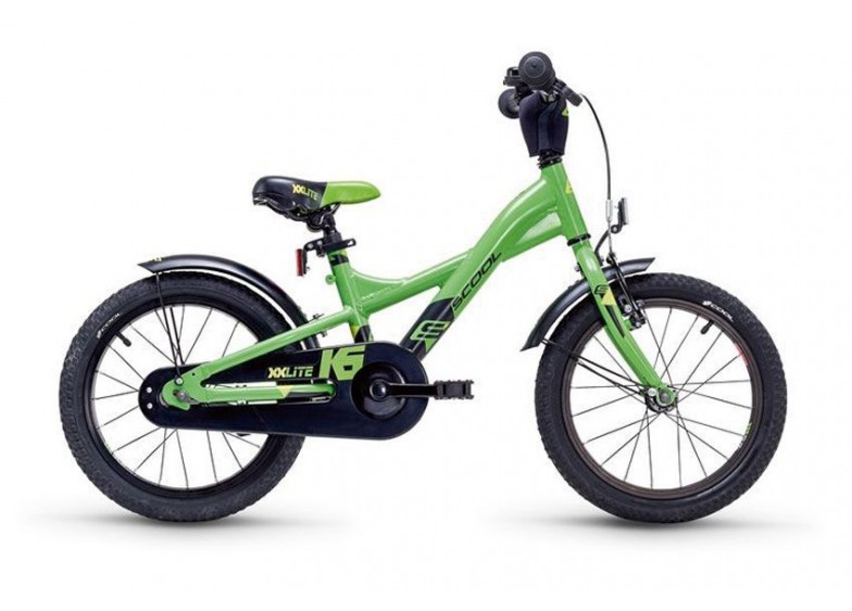 Купить Детский велосипед Scool XXlite 16 1-S Зеленый (2018)