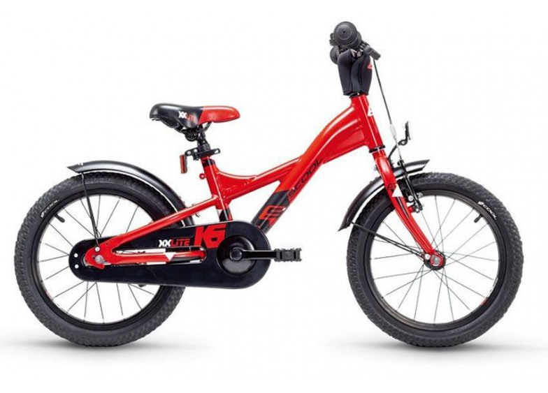 Купить Детский велосипед Scool XXlite 16 1-S Красный (2018)