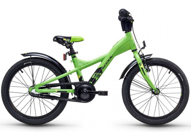 Купить Детский велосипед Scool XXlite alloy 18 3-S Зеленый (2018)