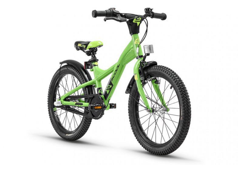 Купить Детский велосипед Scool XXlite alloy 18 3-S Зеленый (2018)