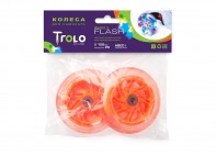 Купить Светящиеся колеса Trolo Front 120*24 оранж.