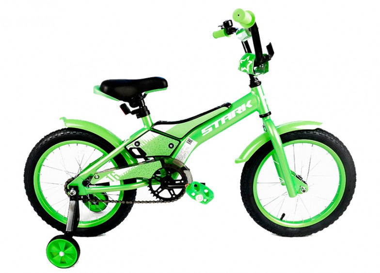 Купить Детский велосипед Stark Tanuki 16 Boy Зелен. (2020)