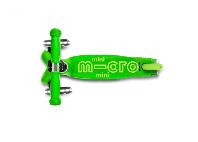 Купить Самокат Micro Mini Deluxe LED зеленый