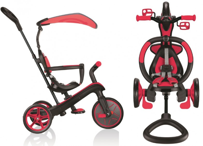 Купить Трёхколесный велосипед Globber Trike Explorer 4 в 1 Красный