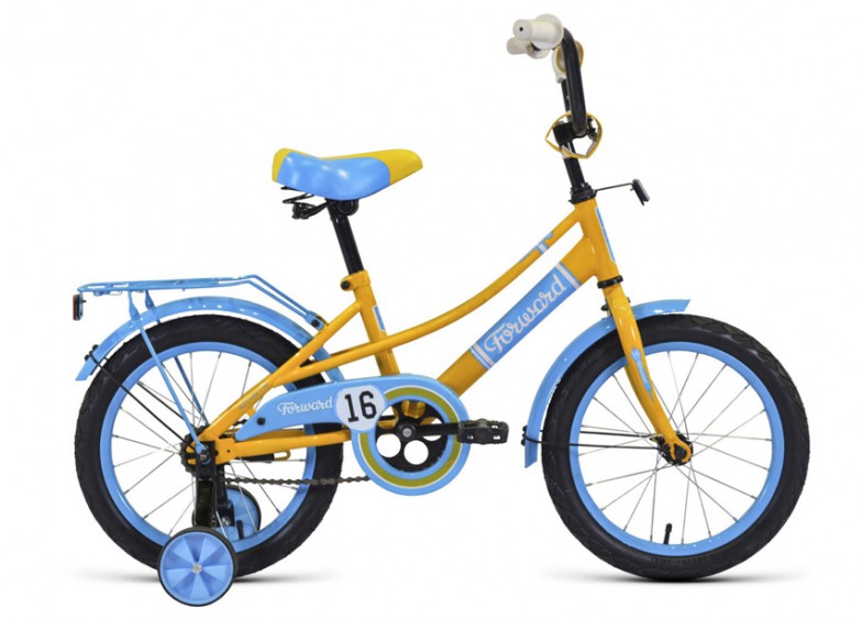 Купить Детский велосипед Forward Azure 16 беж.-гол. (2020)