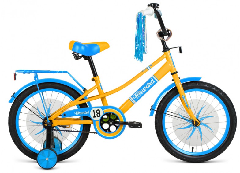 Купить Детский велосипед Forward Azure 18 желт. (2020)