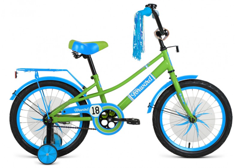 Купить Детский велосипед Forward Azure 18 зел.-гол. (2020)