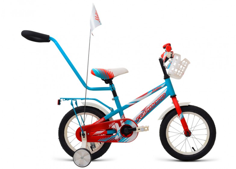 Купить Детский велосипед Forward Meteor 14 бирюз. (2019)