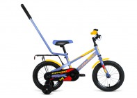 Купить Детский велосипед Forward Meteor 14 серо-голуб./оранж. (2020)