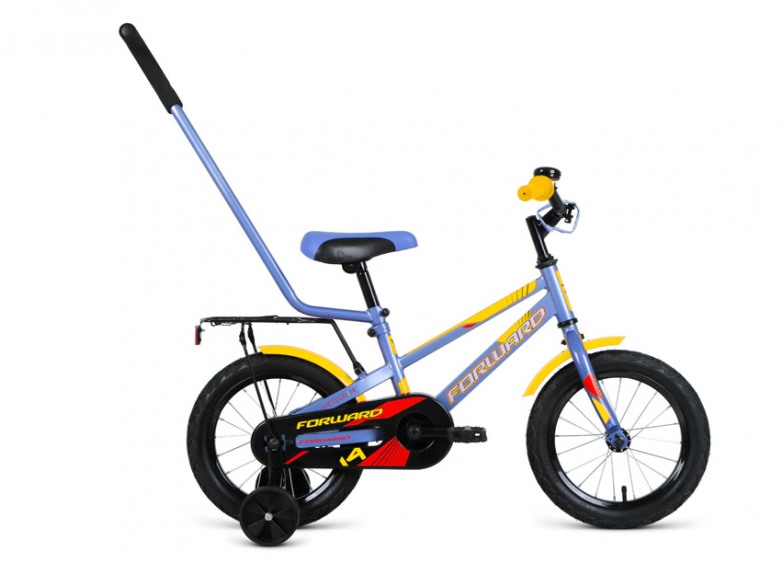 Купить Детский велосипед Forward Meteor 14 серо-голуб./оранж. (2020)