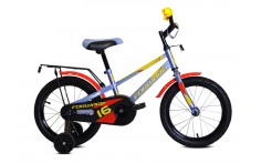 Детский велосипед Forward Meteor 16 серо-гол./красн. (2020)