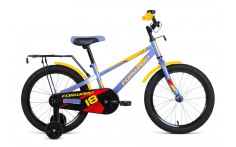 Детский велосипед Forward Meteor 18 сер.-гол./оранж. (2020)