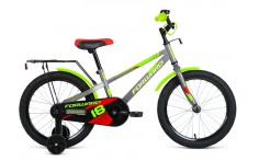 Детский велосипед Forward Meteor 18 сер.-зелен. (2020)