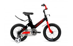 Детский велосипед Forward Cosmo 14 черн./красн. (2021)