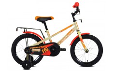 Детский велосипед Forward Meteor 16 сер./оранж. (2021)
