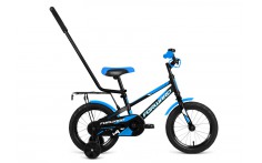 Детский велосипед Forward Meteor 14 черн./син. (2021)