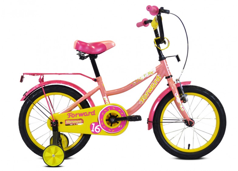 Купить Детский велосипед Forward Funky 16 кор.-фиол. (2021)