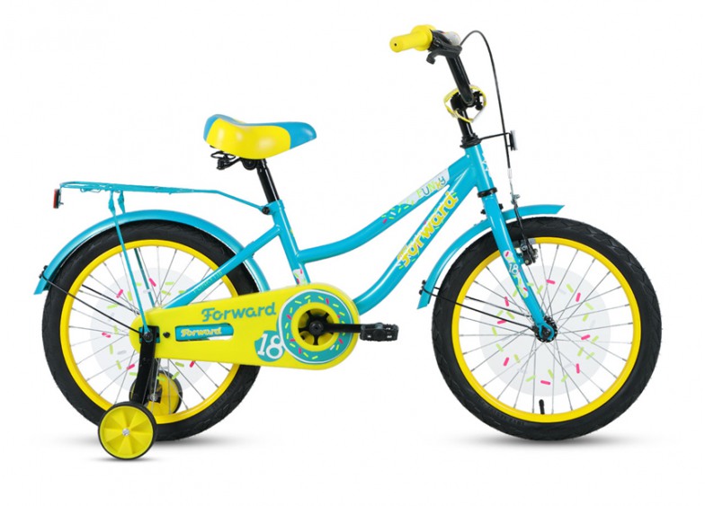 Купить Детский велосипед Forward Funky 18 гол.-зел. (2021)