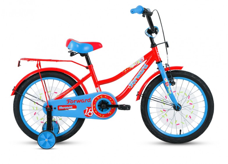 Купить Детский велосипед Forward Funky 18 красн.-гол. (2021)
