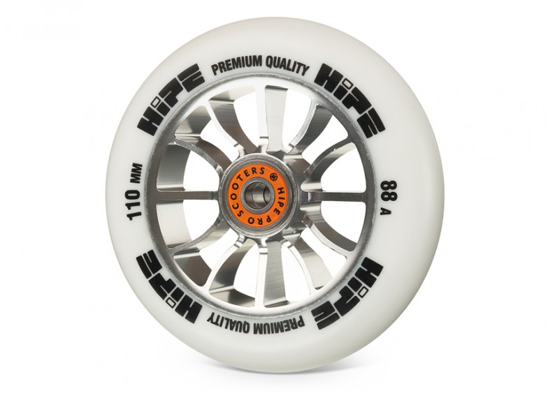 Купить Колесо Hipe H01 110мм silver/white