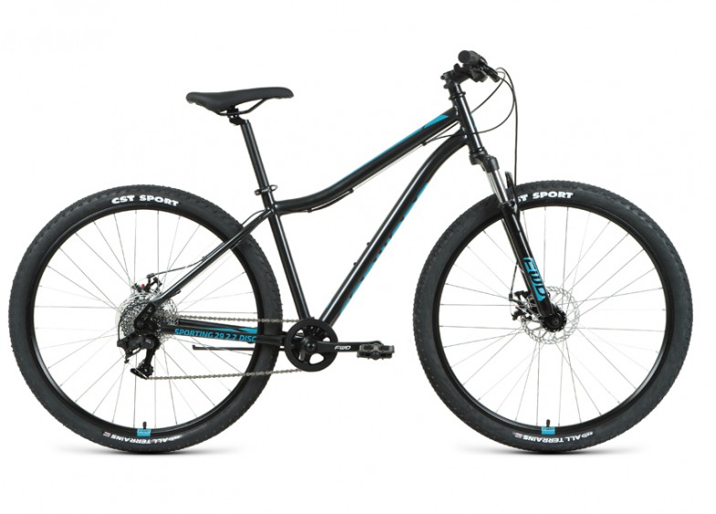Купить Велосипед Forward Sporting 29 2.2 disc черн.-бир. (2021)
