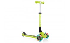 Самокат Globber Junior Foldable Lights зел.