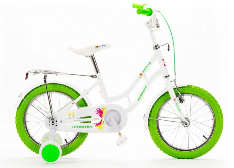 Купить Детский велосипед Krostek Kitty 16 бел. (2022)