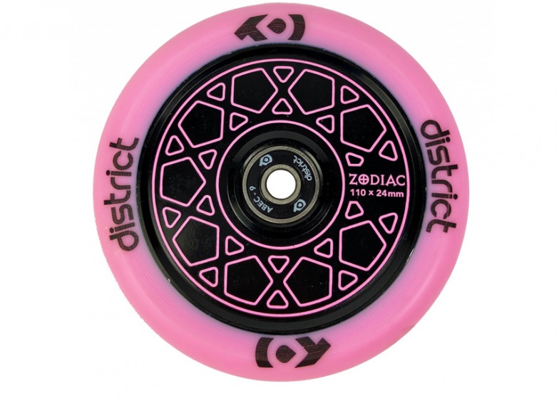 Купить Колесо District Zodiac Pink/Black
