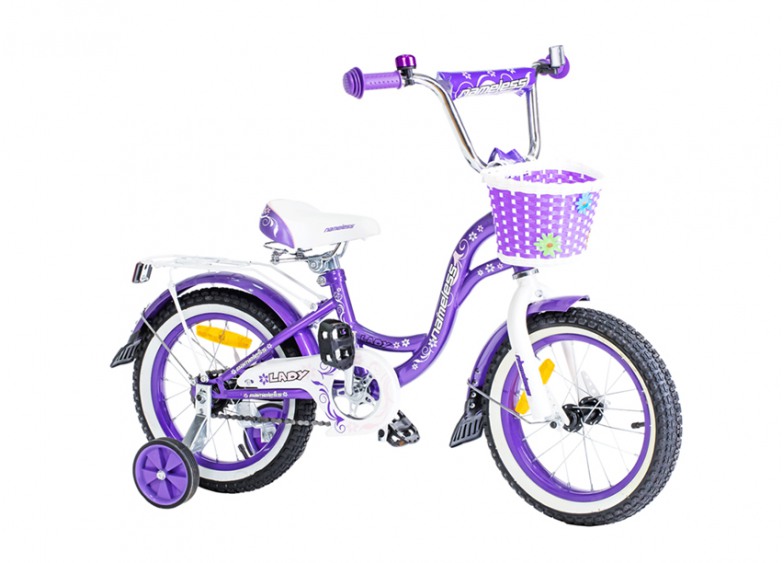 Купить Детский велосипед Nameless Lady 16 фиолет. (2023)