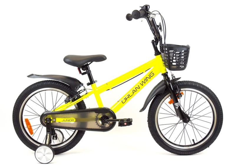Фото №1 - Детский велосипед Orlan Wing 16 Junior желт. (2025) Купить Детский велосипед Orlan Wing 16 Junior желт. (2025)