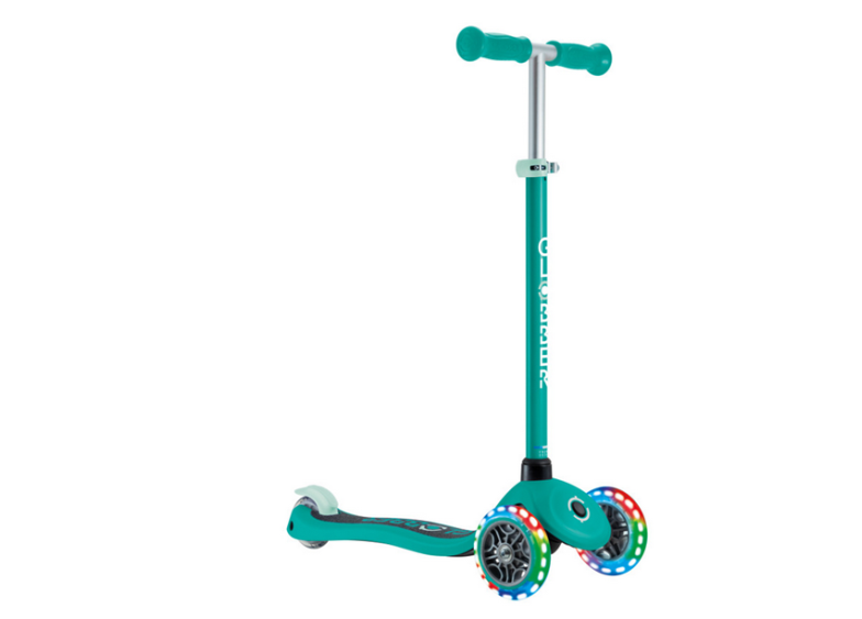 Купить Самокат Globber Primo Lights V2 изумруд.-мятн.
