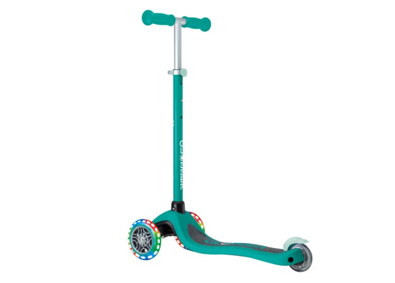 Купить Самокат Globber Primo Lights V2 изумруд.-мятн.