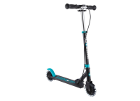 Купить Самокат Globber Flow Element Junior Lights Черно-бирюз.