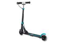 Купить Самокат Globber Flow Element Junior Lights Черно-бирюз.