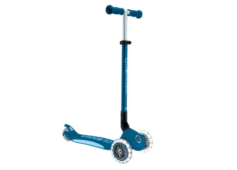 Купить Самокат Globber Primo Foldable Plus Lights V2 темно-синий