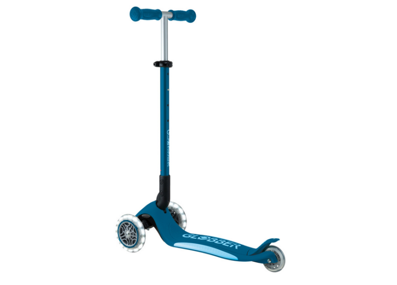 Купить Самокат Globber Primo Foldable Plus Lights V2 темно-синий