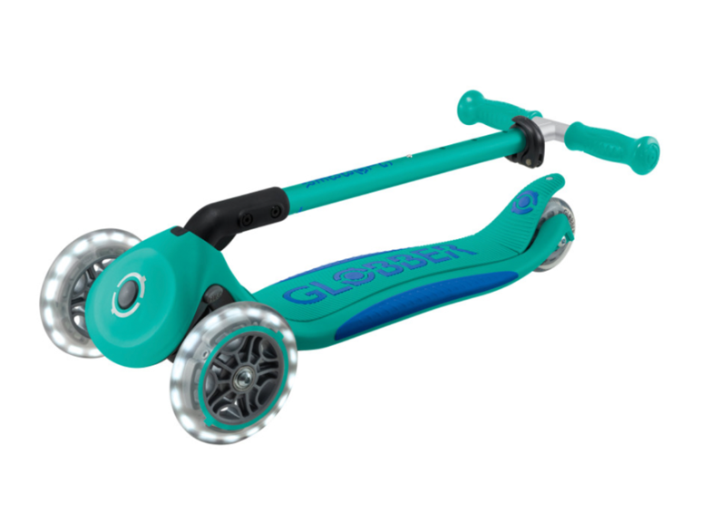 Купить Самокат Globber Primo Foldable Plus Lights V2 изумрудн.