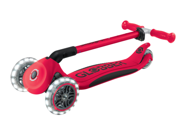 Купить Самокат Globber Primo Foldable Plus Lights V2 красн.