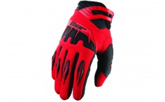 Thor Spectrum Motorcycle Gloves red