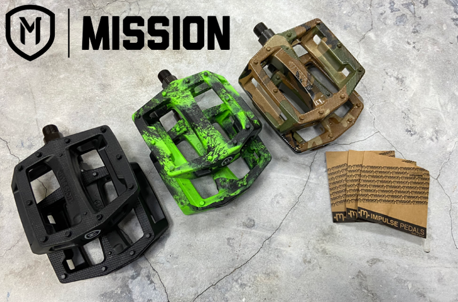 Стильные и функциональные педали Mission для BMX